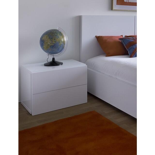 TemaHome Aurora Modern Bedside Table - Matt White or Walnut image 9