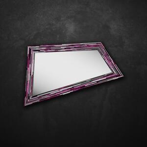 Rhombus PIAGGI Pink Glass Mosaic Mirror