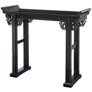 Altar Table, Black Lacquer by Shimu