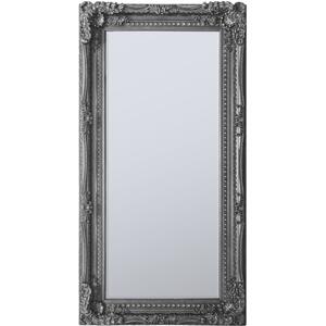 Carved Louis Leaner Mirror Silver by Gallery Direct