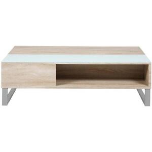 Azalea Storage Coffee Table Oak  by Icona Furniture