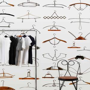 Obsession Hangers Wallpaper Roll by Daniel Rozensztroch by The Orchard