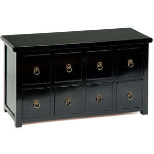 Apothecary's Chest, Black Lacquer by Shimu
