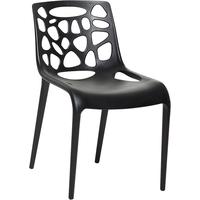 Morgan Retro Acrylic Garden Chair - Black, Grey or White