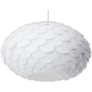 ERGES Modern Ceiling Lamp Pendant White Plastic