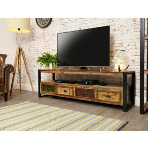 Urban Chic Open Widescreen Television Cabinet by Baumhaus Furniture