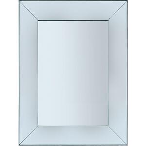 Vasto Bevelled Rectangular Silver Wall Mirror 122cm x 92cm