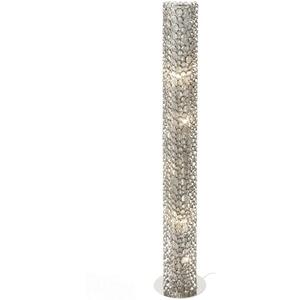 Eos Nickel Tube and Chains Floor Lamp