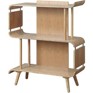 PC611 San Francisco Short Book Case Oak - PRE ORDER FOR DELIVERY IN JUNE by Jual Furnishings