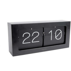 Karlsson Boxed Flip Clock Large - Black by Red Candy