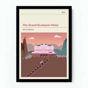 The Grand Budapest Hotel Art Print by Red Candy