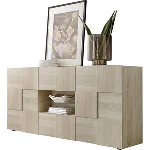 Treviso Sideboard - Two Doors/ Two Drawers Samoa Oak Finish by Andrew Piggott Contemporary Furniture