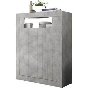 Como Two Door Highboard - Grey Finish by Andrew Piggott Contemporary Furniture