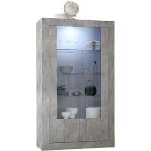 Como Two Door Display Vitrine  - Grey Finish by Andrew Piggott Contemporary Furniture