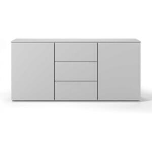Join 2 Door 3 Drawer Matt White Sideboard by Temahome