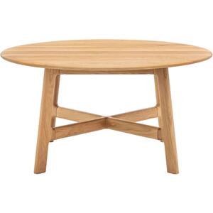 Madrid Retro Round Coffee Table in Oak or Walnut Madrid Retro Round Coffee Table in Oak or Walnut