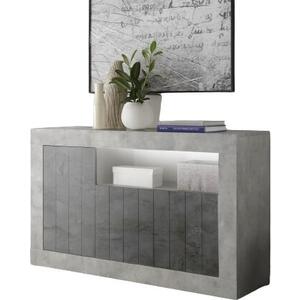 Como Three Door Sideboard - Grey and Anthracite Finish by Andrew Piggott Contemporary Furniture