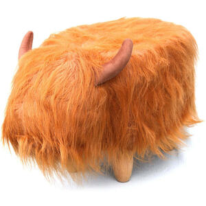 Hamish the Highland Cow Footstool