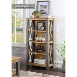 Urban Elegance - Reclaimed Small Bookcase by Baumhaus Furniture