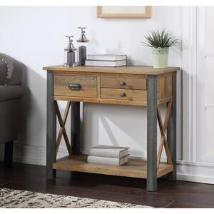 Urban Elegance - Reclaimed Small Console Table by Baumhaus Furniture
