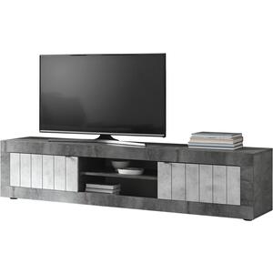 Como Large TV Unit - Anthracite and Grey Finish by Andrew Piggott Contemporary Furniture
