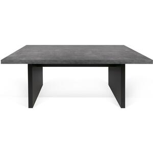 Detroit Black and Grey Rectangular Dining Table by Temahome