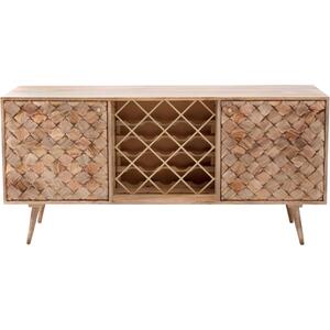 Tuscany Wine Sideboard Burnt Wax by Gallery Direct