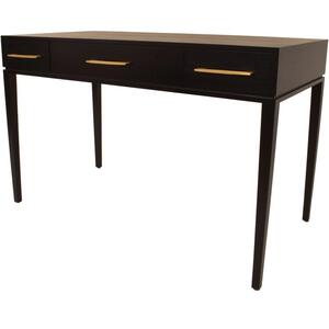 Modena Black Wood 3 Drawer Desk