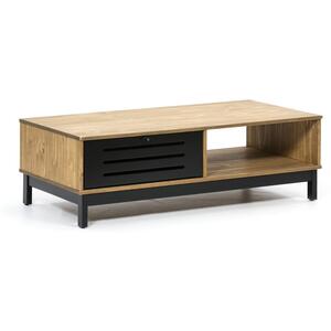 Andrea Coffee Table  - Waxed Pine and Matt Black Finish by Andrew Piggott Contemporary Furniture