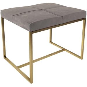 Federico Bespoke Brass Small Stool by Gillmore Space