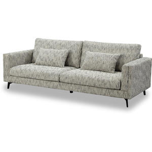 Bennett 3 Seater Sofa in Grey or Sand Velvet