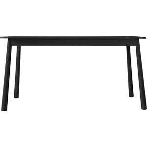 Wycombe Nordic Wood Black Rectangular Dining Table