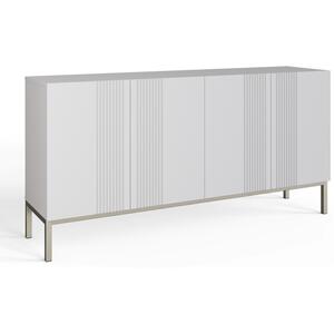 Frank Olsen Iona LED and Wireless Charging Large Sideboard in White