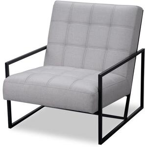 Nova Light Grey Art Deco Occasional Chair