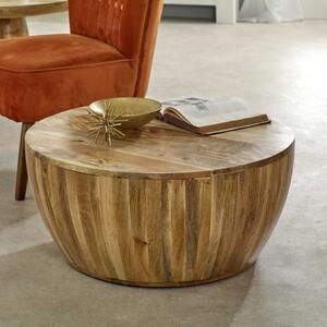 
Surrey Solid Wood Drum Coffee Table  by Indian Hub