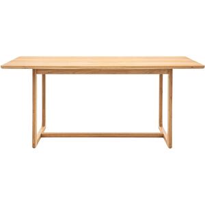 Handi Wooden Rectangular Dining Table in Natural or Smoked Oak