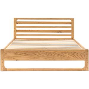 Handi Wooden Natural Oak Bed in Double or King Size