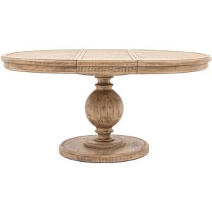 Vancouver Round American Pine Extending Dining Table