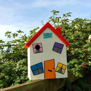 Crooked House Bird Box with Personalised Text