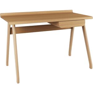 PC811 Side Drawer Desk Oak by Jual Furnishings