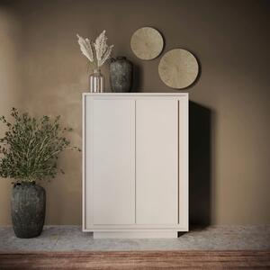 Luna Two Door High Sideboard - Cashmere  Finish by Andrew Piggott Contemporary Furniture