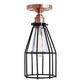 Lima Industrial Cage Flush Ceiling Light by Mullan Lighting