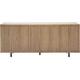 Panelled 4 Door Sideboard by Gallery Direct