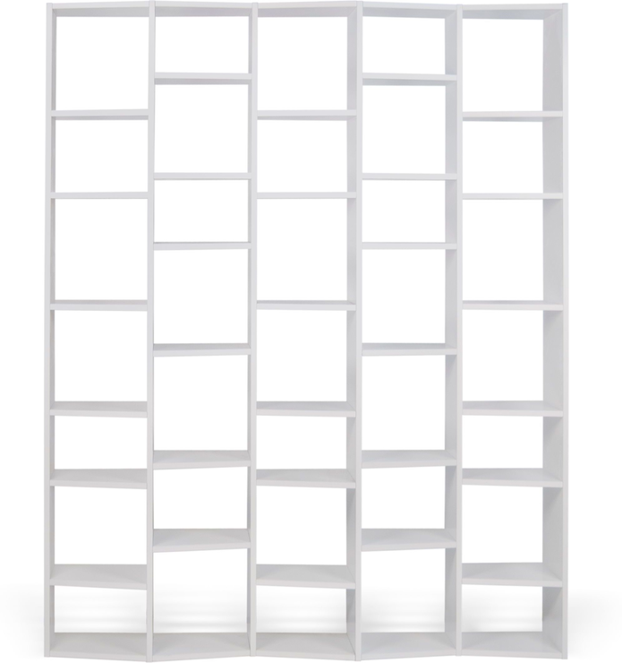 004 Wall Display Unit - Matt Grey or White by | and shelves