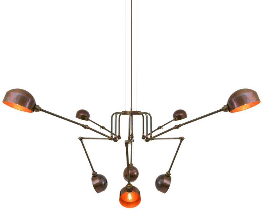 Arachni 8 Arm Industrial Chandelier