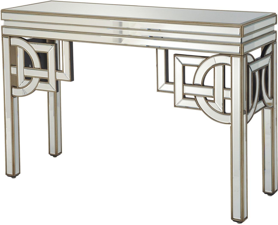 Art deco deals mirrored console table