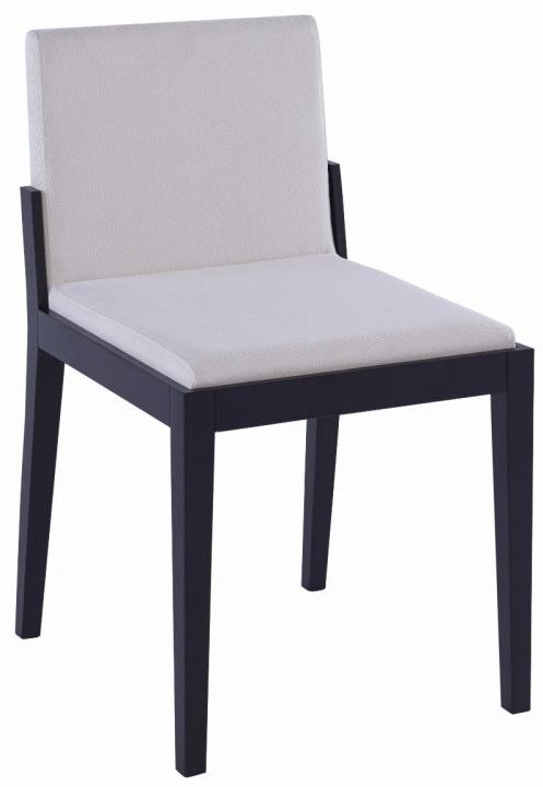 Cordoba Modern Dining Chair Black, Black Fabric Dining Room Chairs