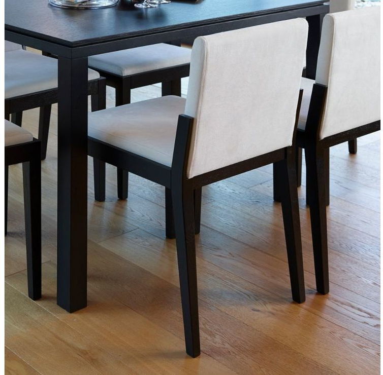 Cordoba Modern Dining Chair Black, Modern Wood Dining Chairs Uk