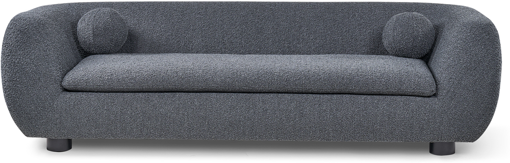 Hudson 3 Seater Sofa In Brown Or Grey Boucle Or Natural Chenille | Sofas