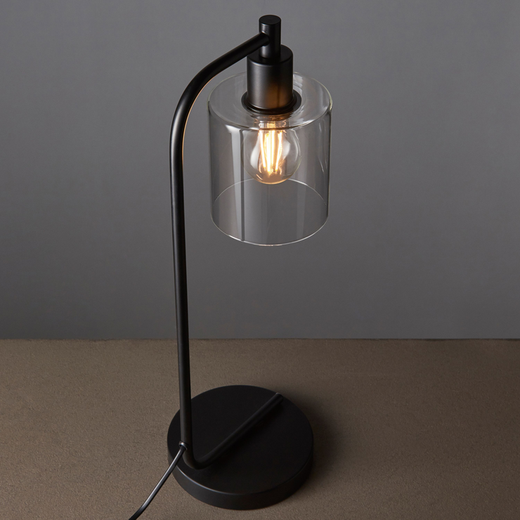 Simple black deals table lamp